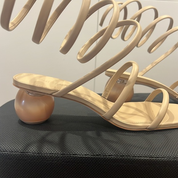 Cult Gaia Freya ball heel nude sandals 8.5 - Picture 8 of 9